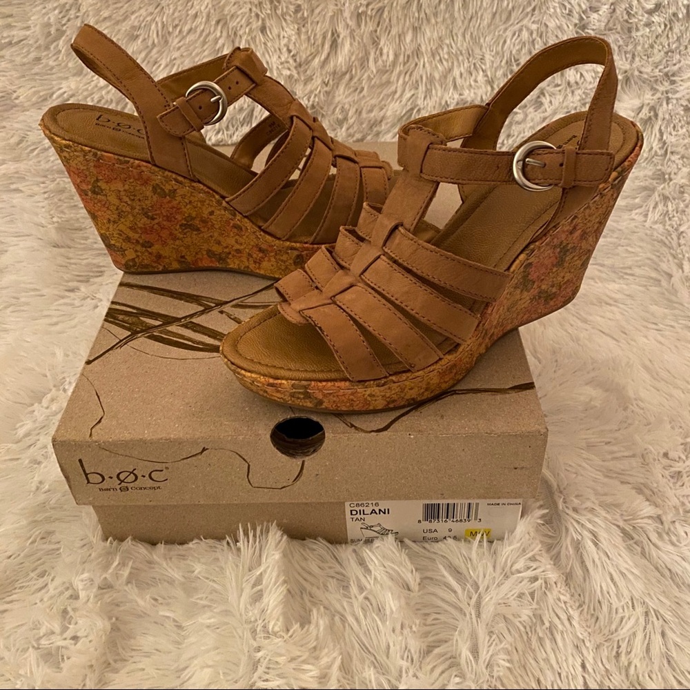 🤎New🤎 Born Concept Cork Wedges